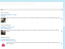 Tablet Screenshot of narrowboatwife.com
